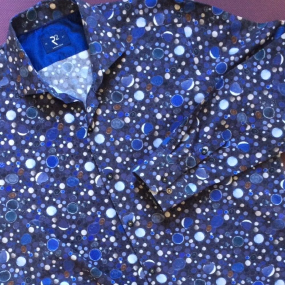 Like New XL R2 Amsterdam Mens Cotton Button Down Shirt - Picture 4 of 4